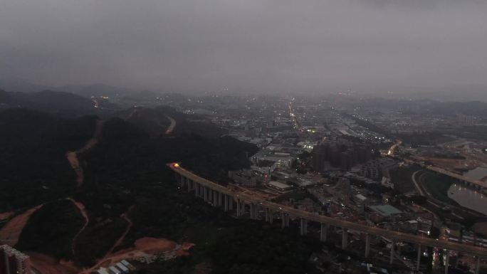 清溪镇夜景惠莞高速夜景