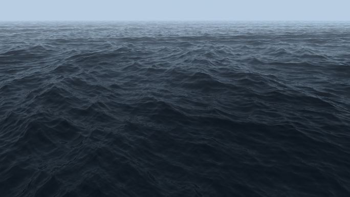 大海、海水、海浪、清晨海水，动画