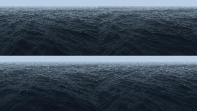 大海、海水、海浪、清晨海水，动画