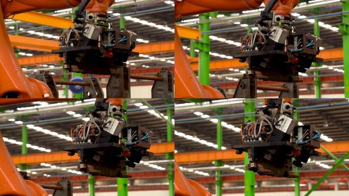 4K高端汽车工业制造工厂全自动化视频A