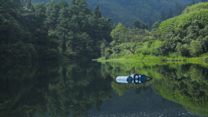 一级保护水源地 延时拍摄素材