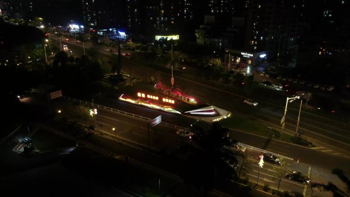 东莞清溪城市夜景