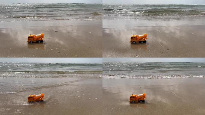 海边 童趣 小卡车 可爱 氛围 三亚
