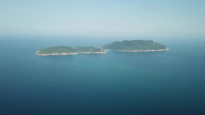 4k航拍海南大洲岛岛屿美景视频