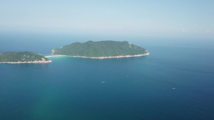 4k航拍海南大洲岛岛屿美景视频