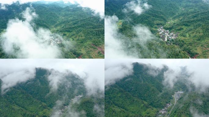 【4K】云海 大山深处  永顺县龙珠村