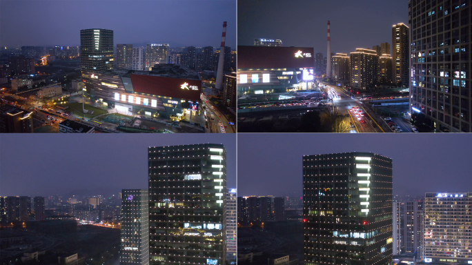 杭州市拱墅区大悦城购物中心夜景