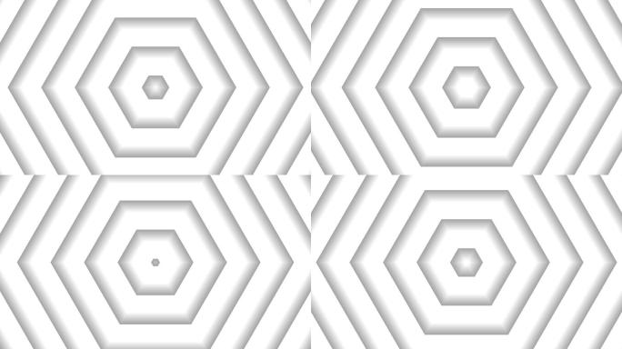 抽象六边形图案隧道几何形状形状
