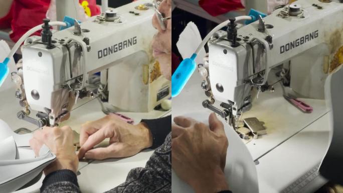缝纫机 缝纫机工作 竖屏视频
