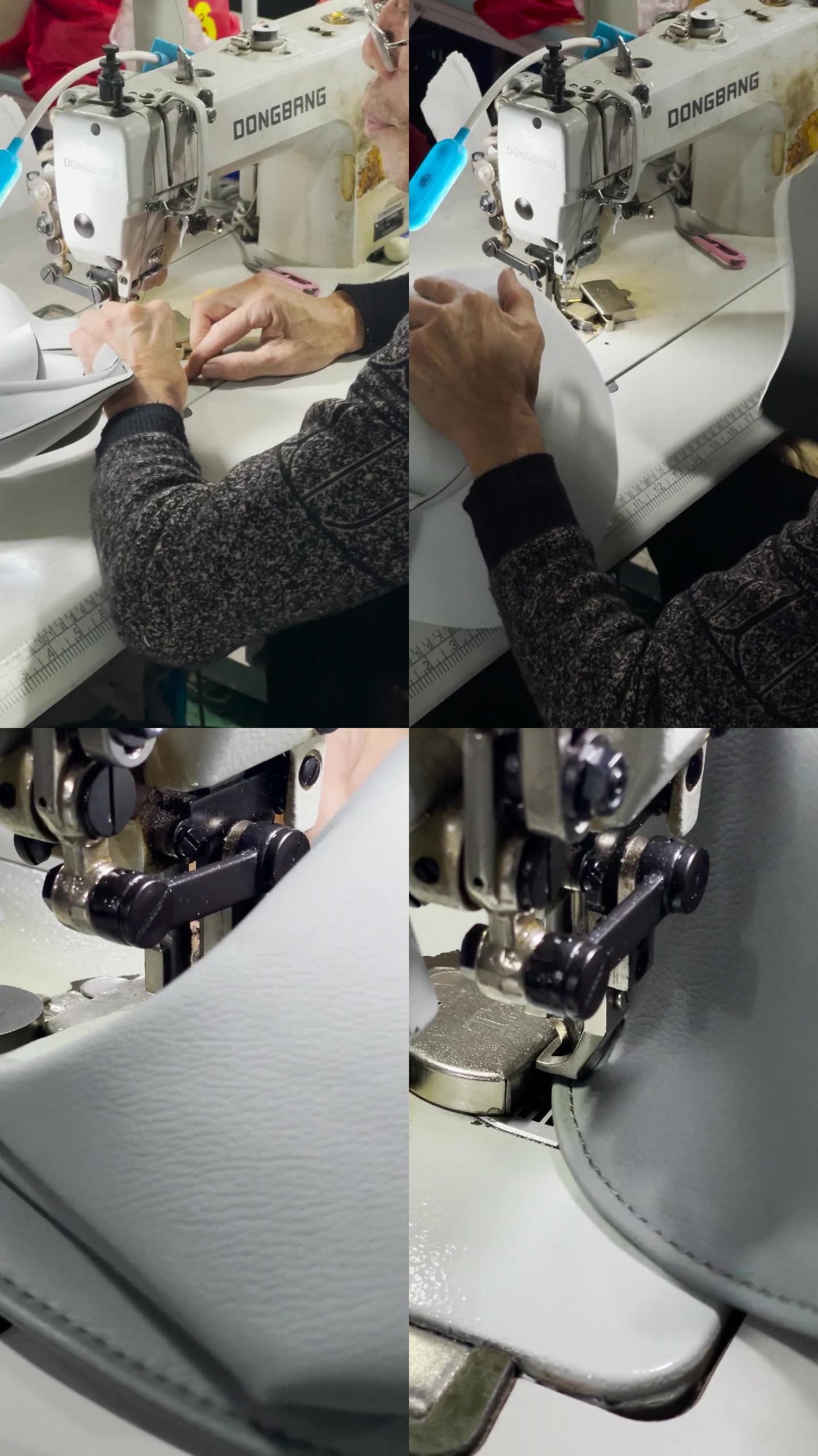 缝纫机 缝纫机工作 竖屏视频