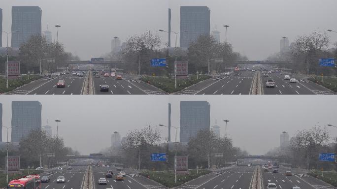 北京新兴桥复兴路车流