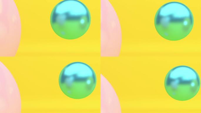 彩色球体特效动画合成元素光效