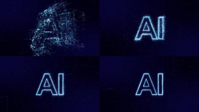 AI文字图标汇聚