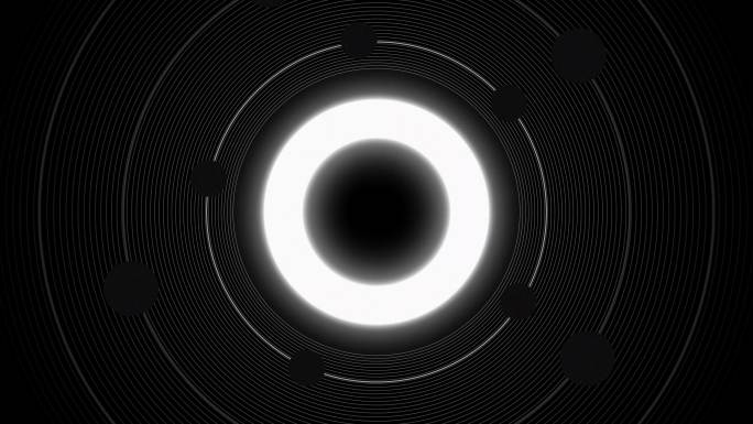 抽象黑圆圈背景背景科技抽象