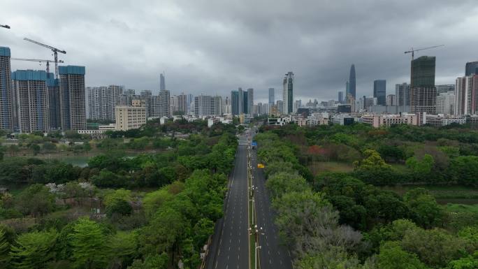 红荔路空景航拍