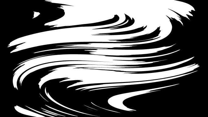 出色的黑白背景液体水流涟漪波纹水纹图形