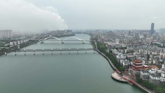 广西柳州市全貌日景（御3）