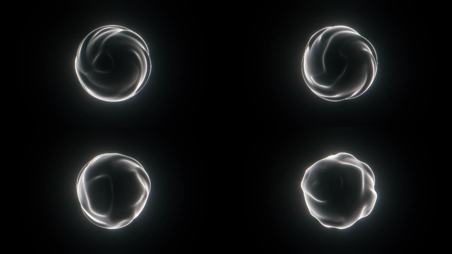 抽象球形黑洞循环能量循环