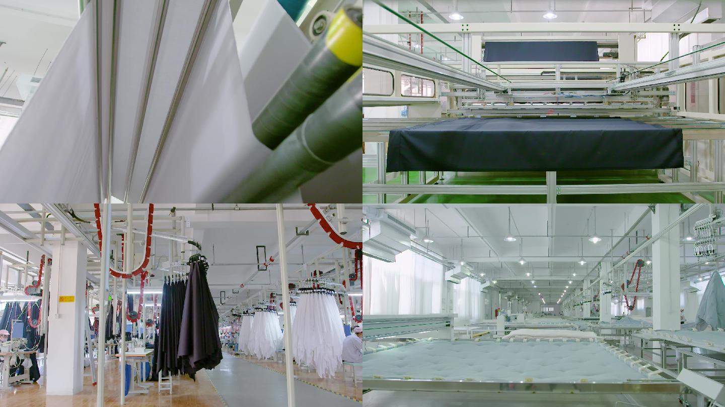 纺织厂区内加工