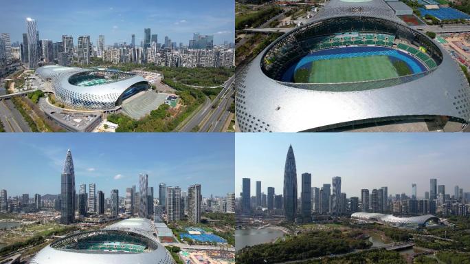 2022深圳湾体育中心航拍
