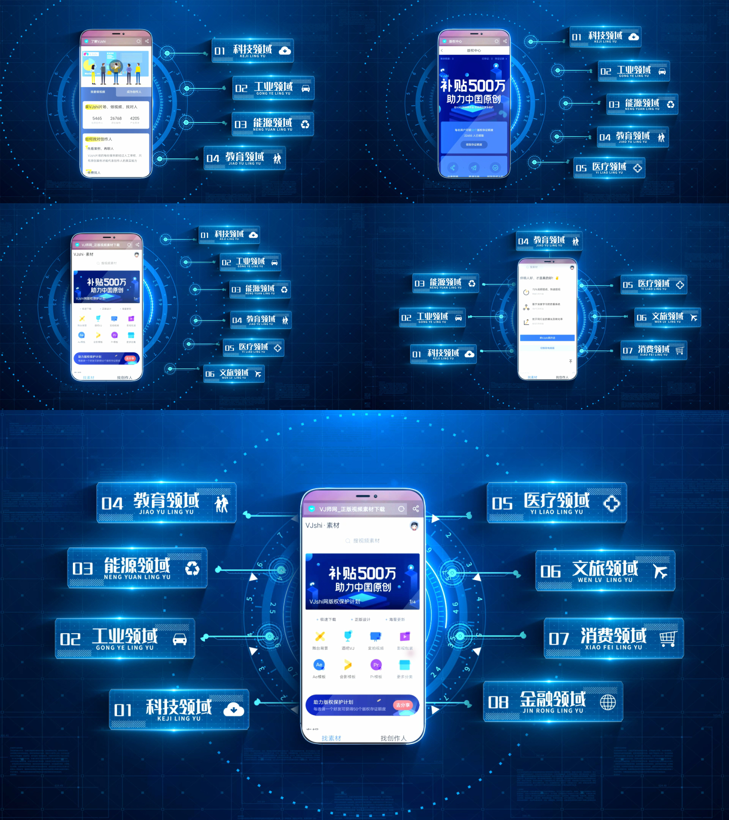 手机科技信息分类展示