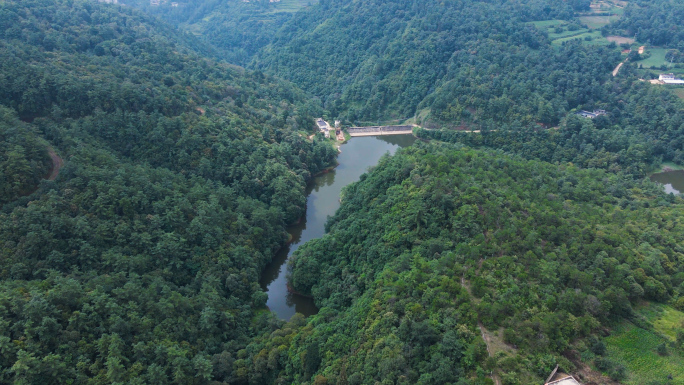 饮用水源地水库 4K素材一