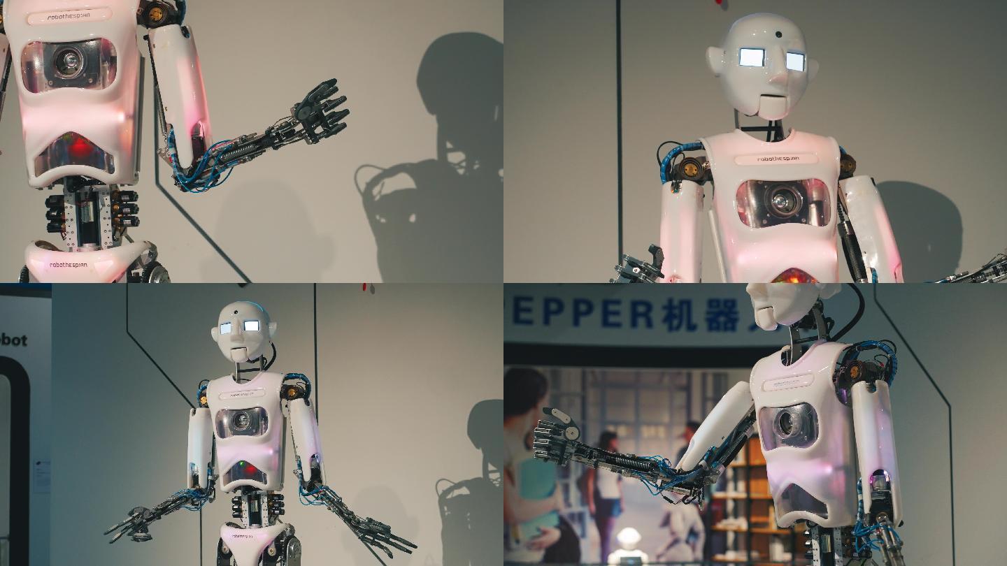 仿真机器人模拟表情动作
