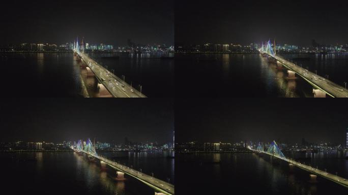【原创实拍】湖北武汉长江二桥灯光秀