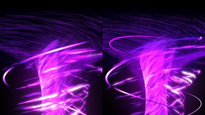 抖音毁灭紫色龙卷风游戏特效