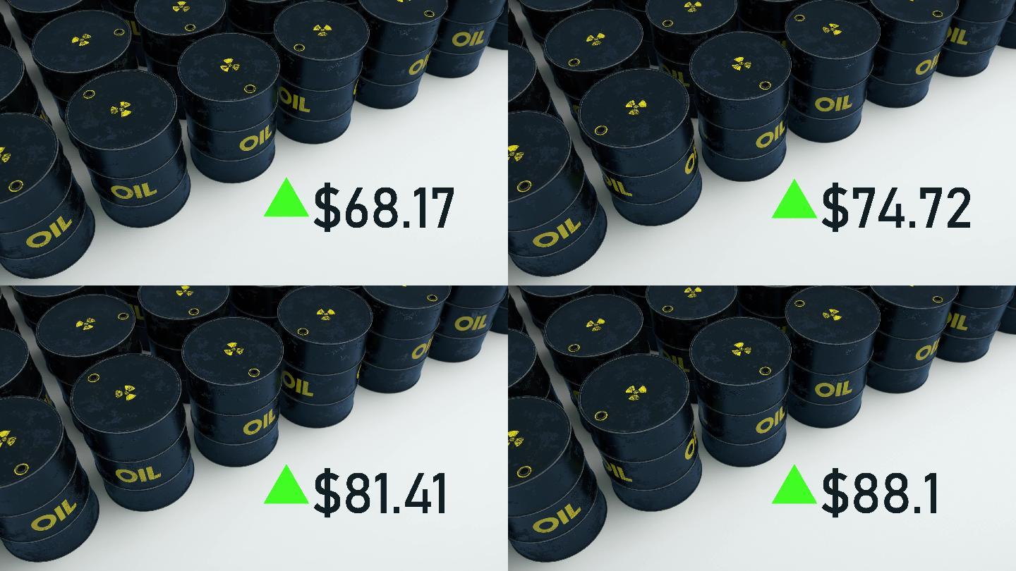 油桶价格上涨信息展示模板企业宣传工业