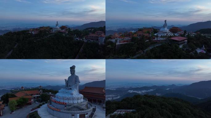 东莞观音山森林公园航拍4k视频