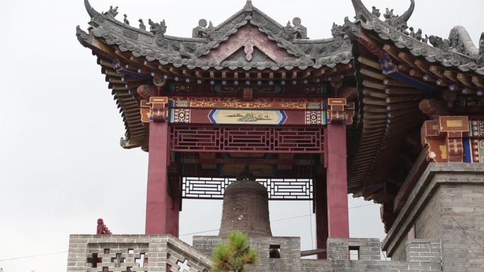 中华傅山园（雨景）