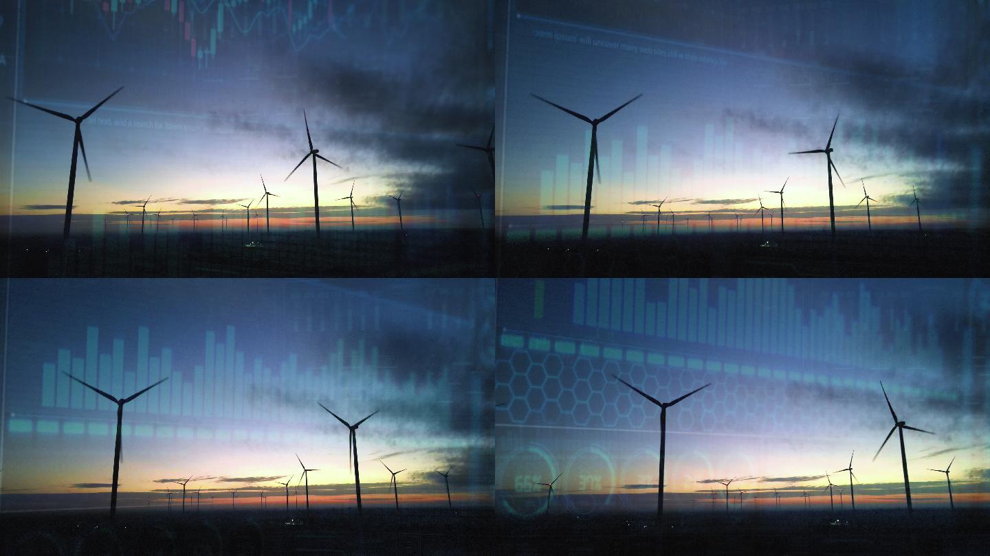风电机组数据处理动画