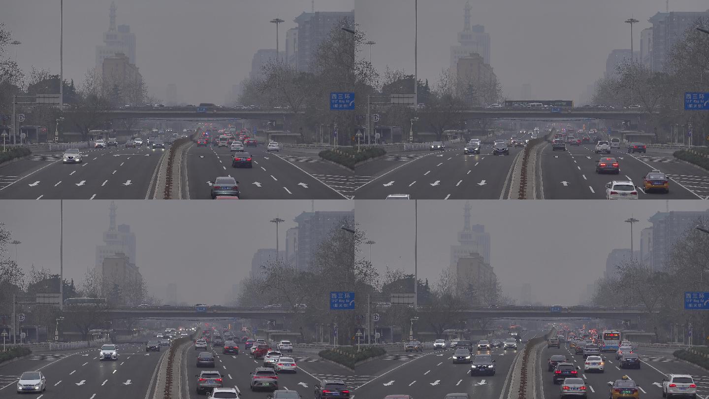 北京新兴桥复兴路车流