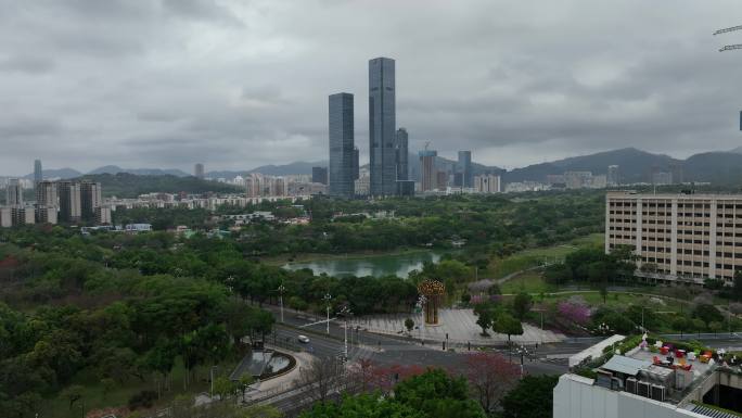 红荔路空景航拍