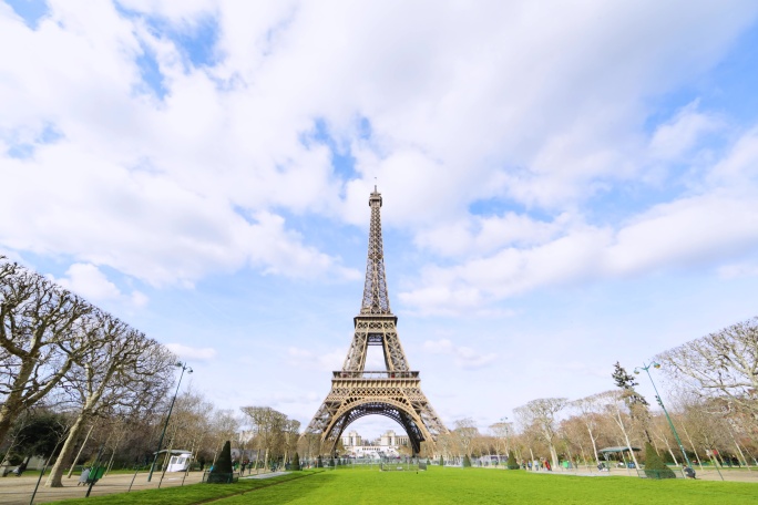 法国巴黎 埃菲尔铁塔延时
