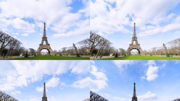 法国巴黎 埃菲尔铁塔延时