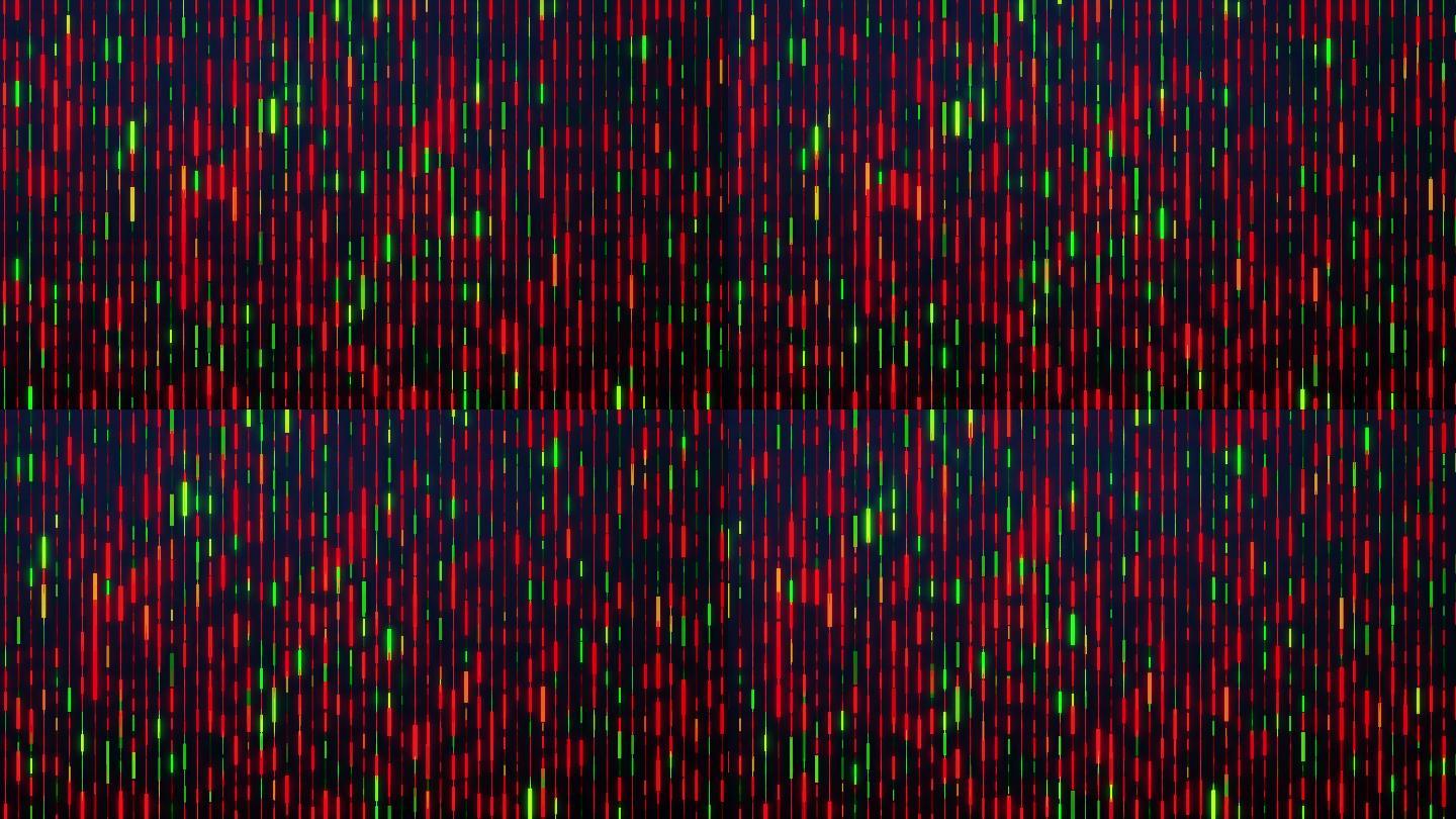 股票市场背景跳动大盘红绿