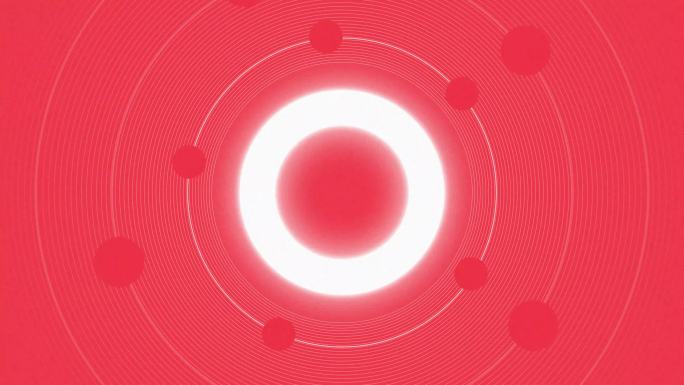 抽象红圈背景视频素材