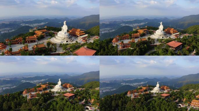 东莞观音山森林公园航拍4k视频