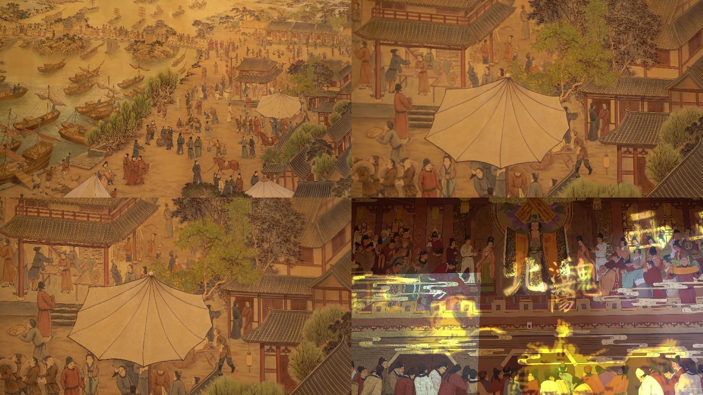 洛阳应天门大厅壁画