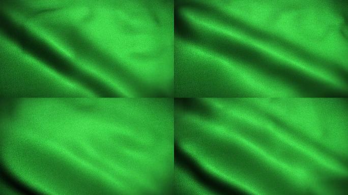 布料旗帜纹理绿色背景