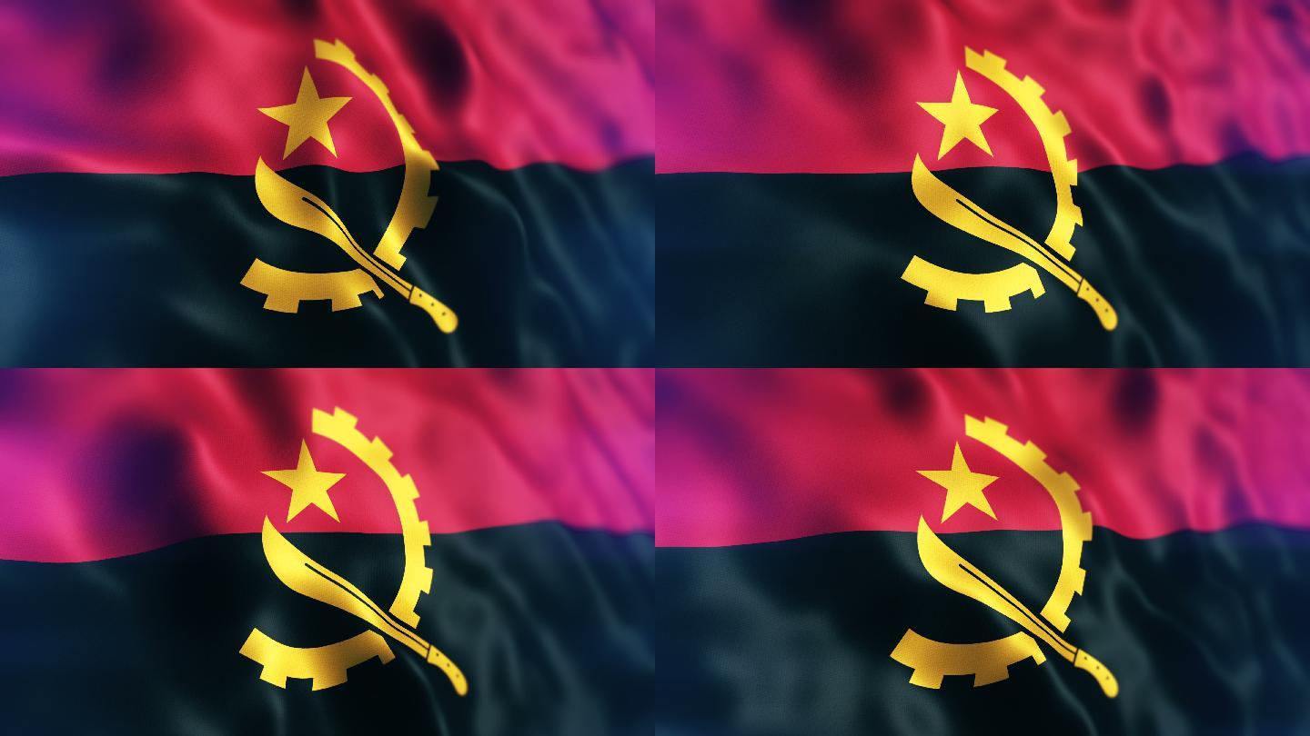 安哥拉国旗背景党政
