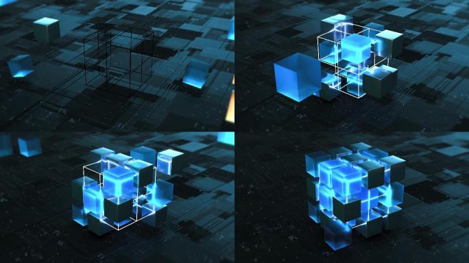小立方体立体虚拟空间