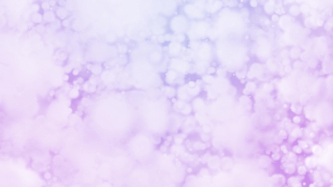 紫色粒子背景棉花云层云雾云端穿梭穿越