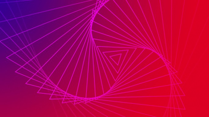4k抽象波浪三角形紫红色背景