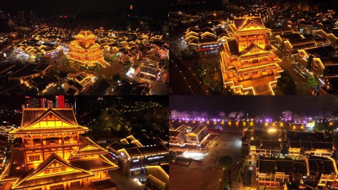 广西柳州窑埠古镇全貌（御3）