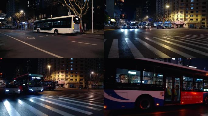 4K原素材-2022年上海疫情无人公交车