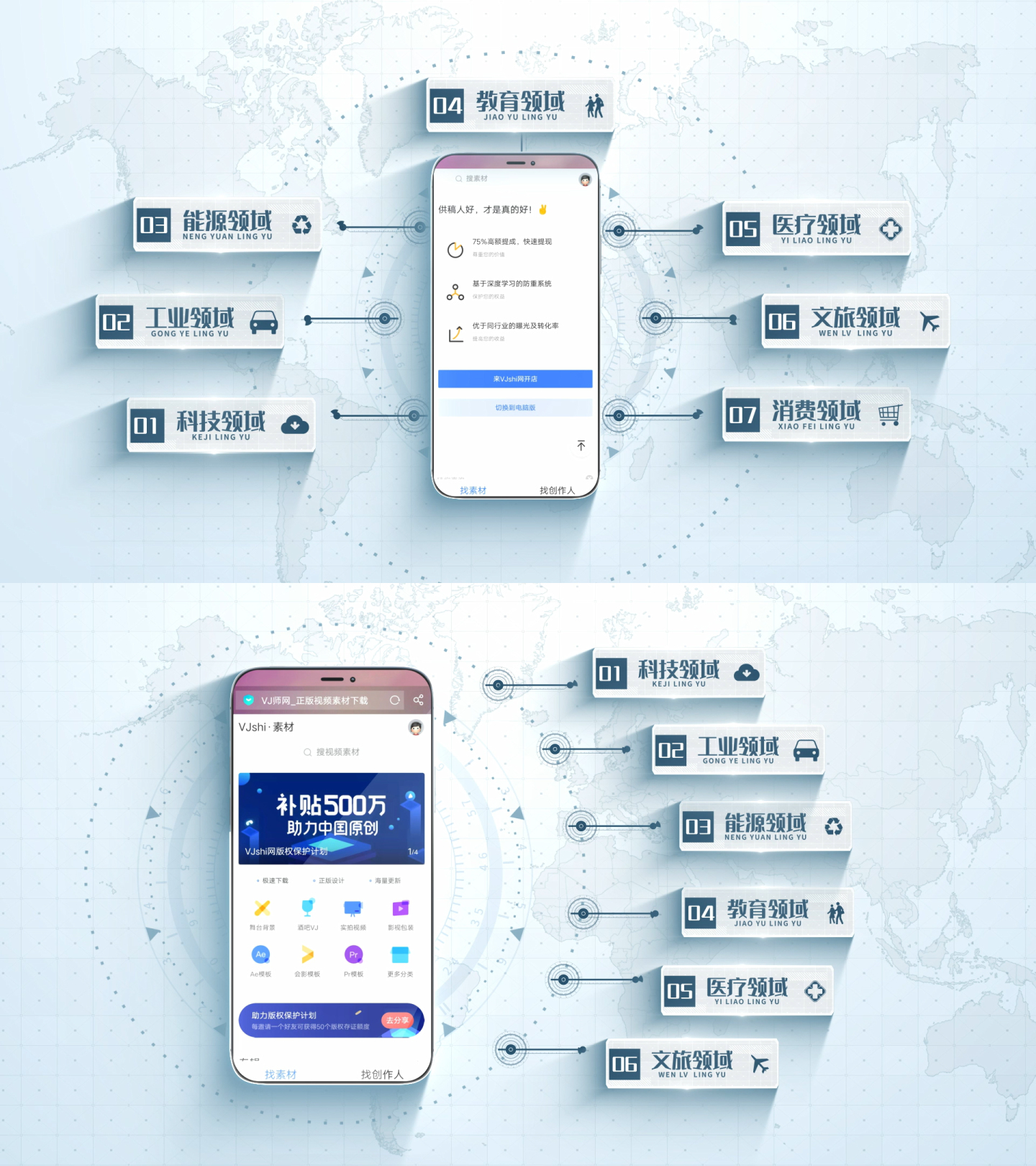 手机科技信息分类展示