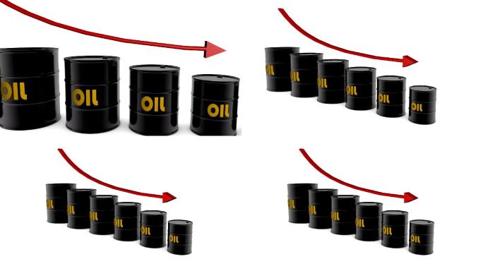 显示石油市场的图表。